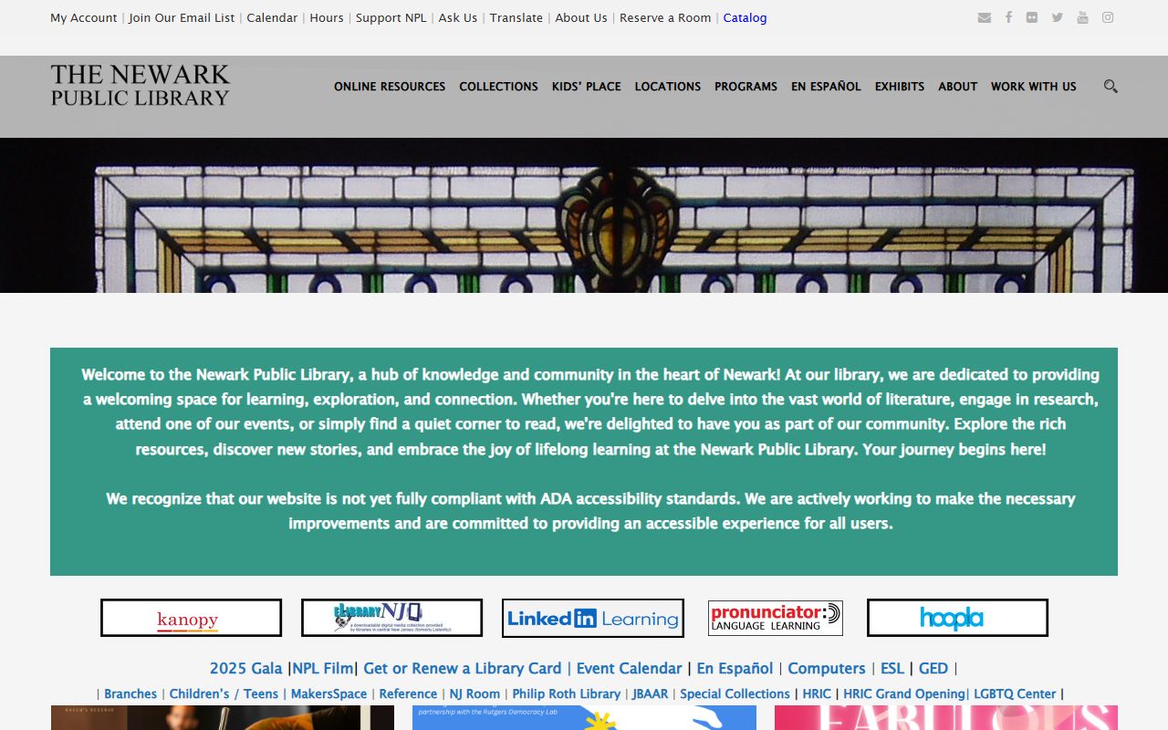 Newark Public Library genealogy resources for marriage records