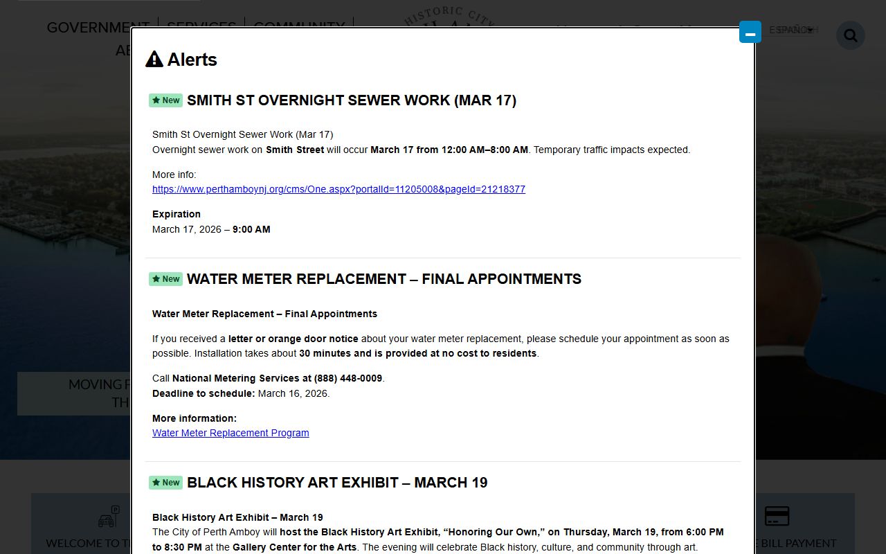 Perth Amboy marriage records city clerk office