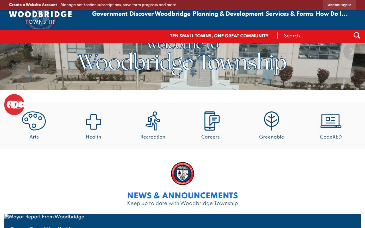 Woodbridge Township marriage records clerk office