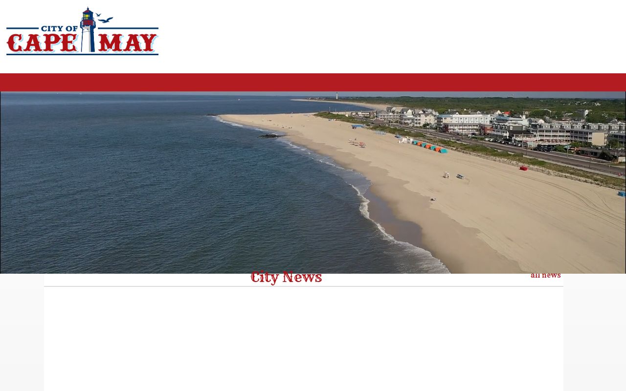 City of Cape May clerk for Cape May County marriage records