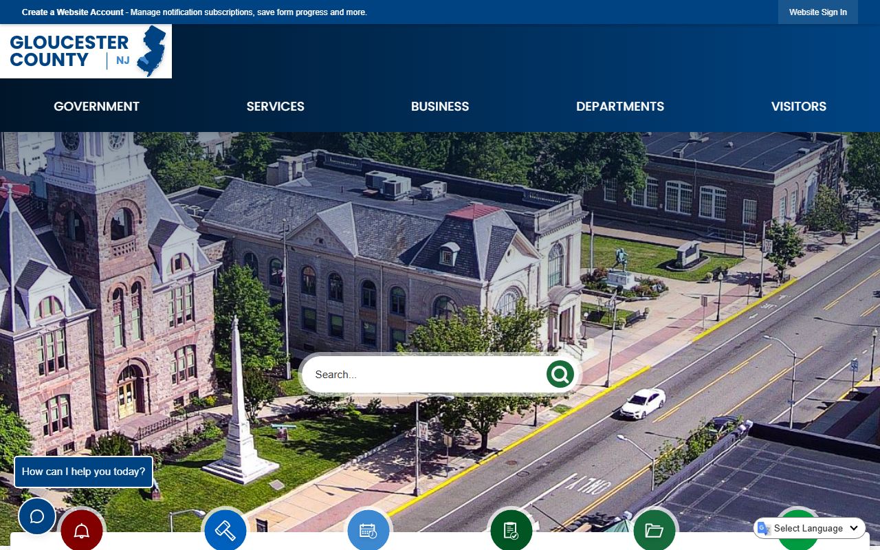 Gloucester County Clerk office for marriage records