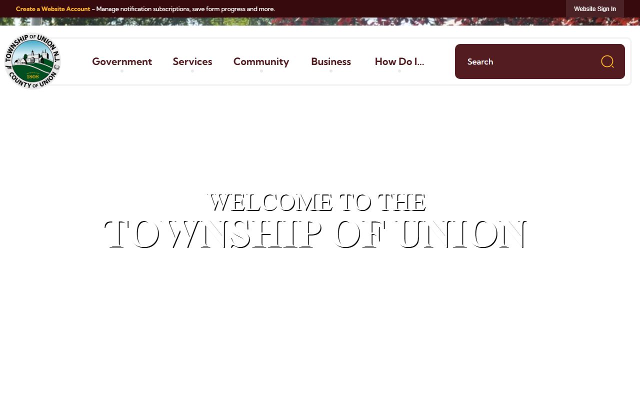 Union Township vital records for Union County marriage records